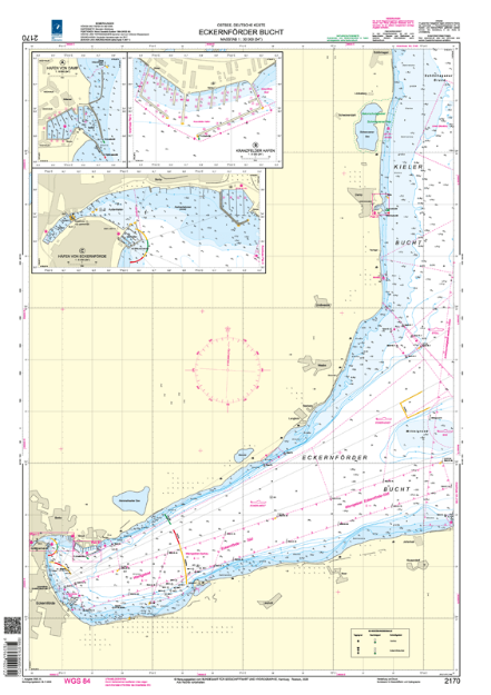 Duitse kaart 2170 - Eckernförder Bucht